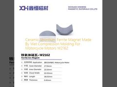 Ceramic Strontium Ferrite Magnet Made By Wet Compression Molding For Motorcycle Motors W2162
