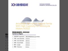 Anisotropic Permanent Magnet Ferrite With High Coercivity For Motorcycle Motors W2022