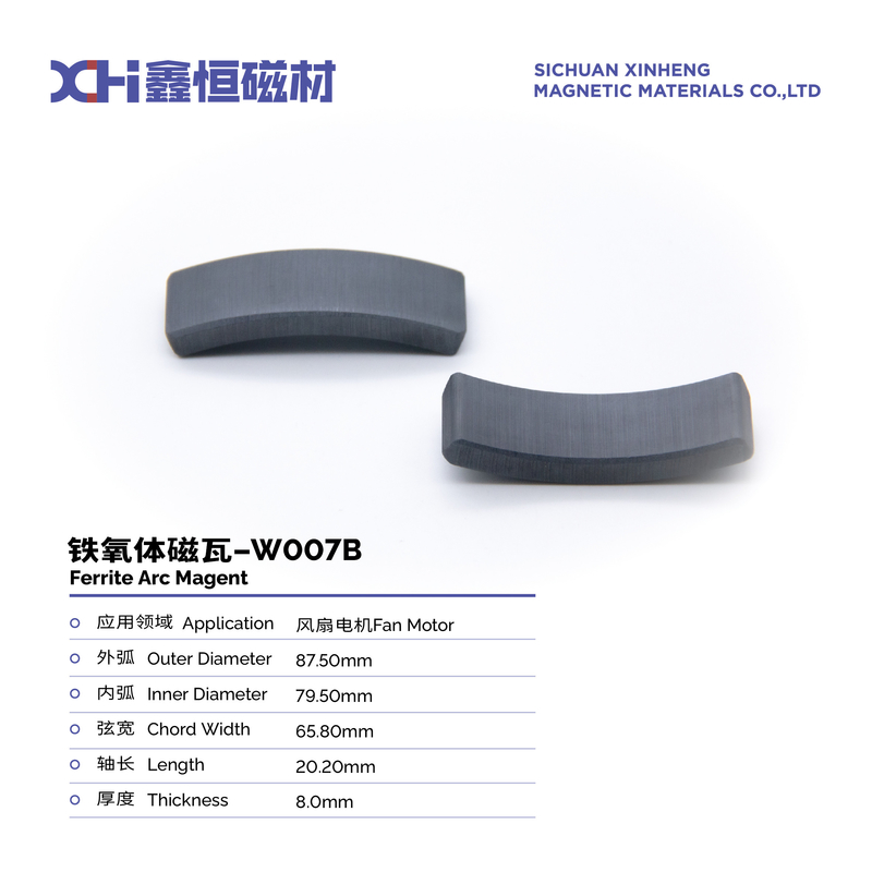 Home Appliances Motor Tile shape Permanent Ferrite